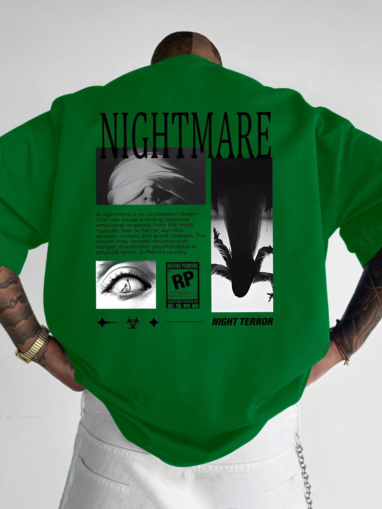 Men's Graphic Design Crew Neck T-shirt, Casual Comfy Tees T-shirts .