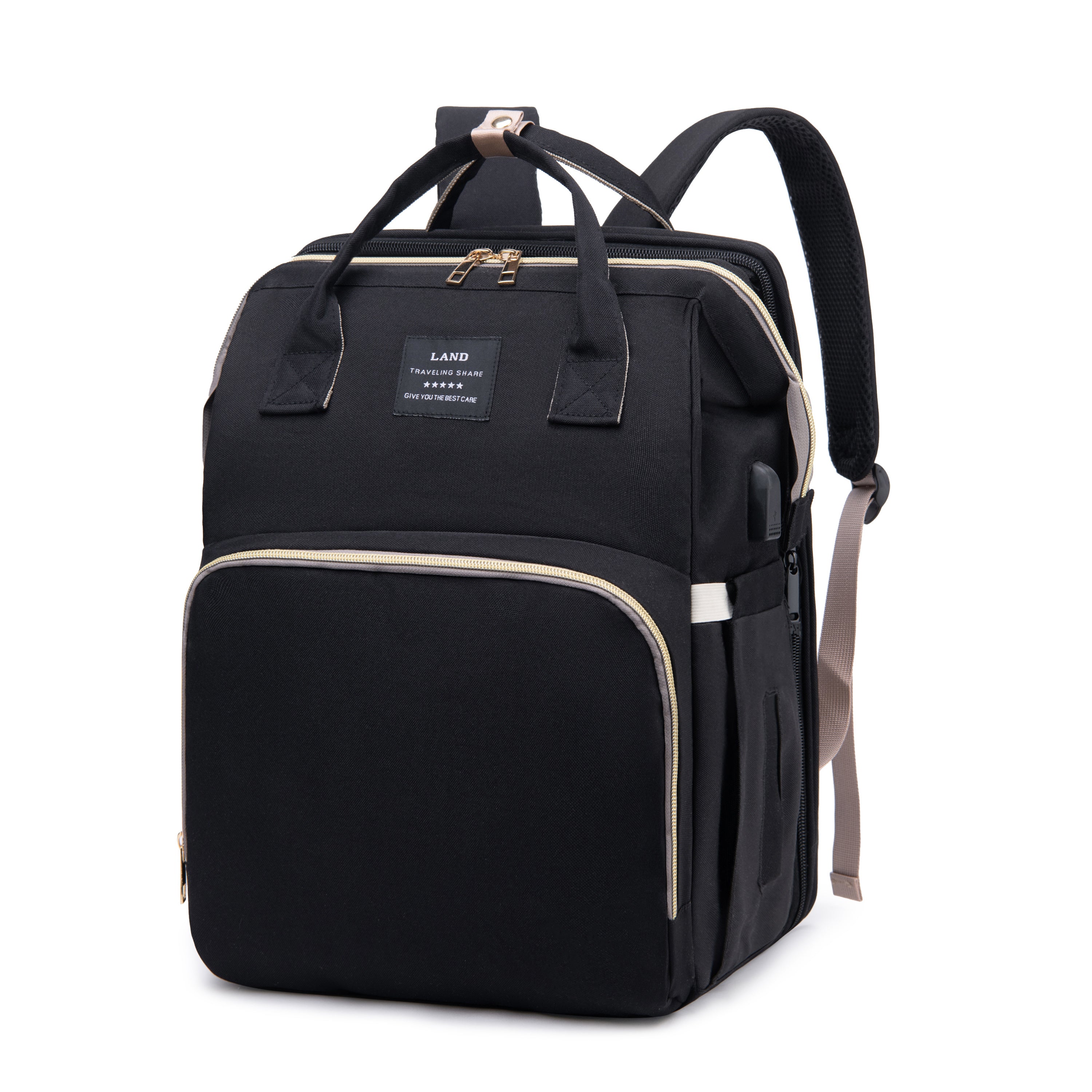 Lamroro The Ultimate Diaper Bag Backpack:, Large Capacity,