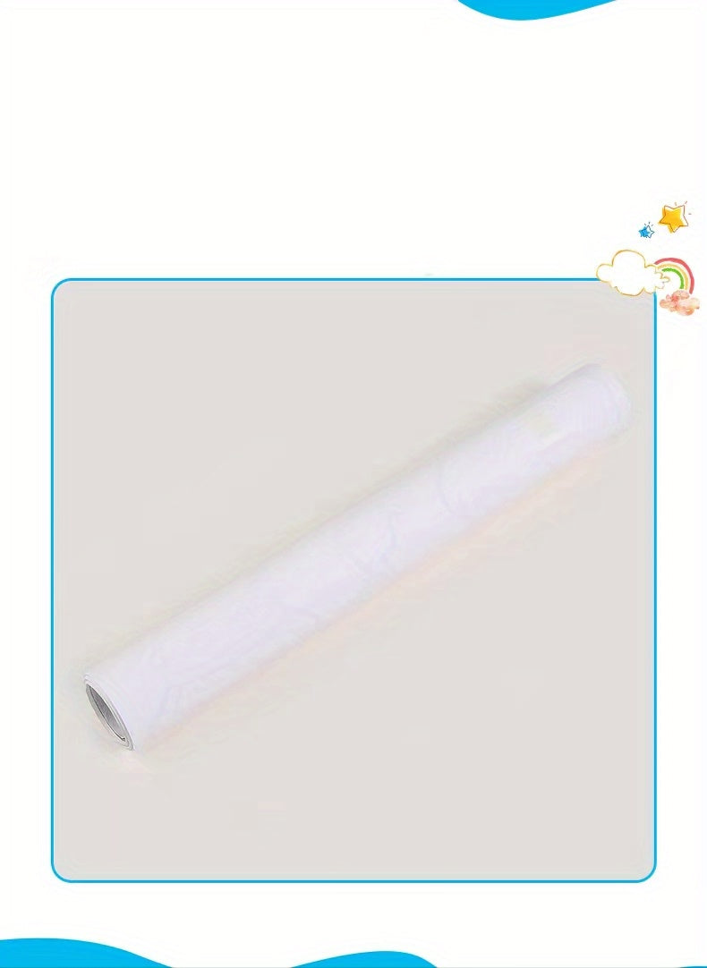 Doodle Painting Roll, Painting Paper Roll DIY Painting Painting Color Filling, Develop Imagination Painting Tools (Without Pen, Uncolored Painting Roll) Halloween/Christmas Gift Easter Gift