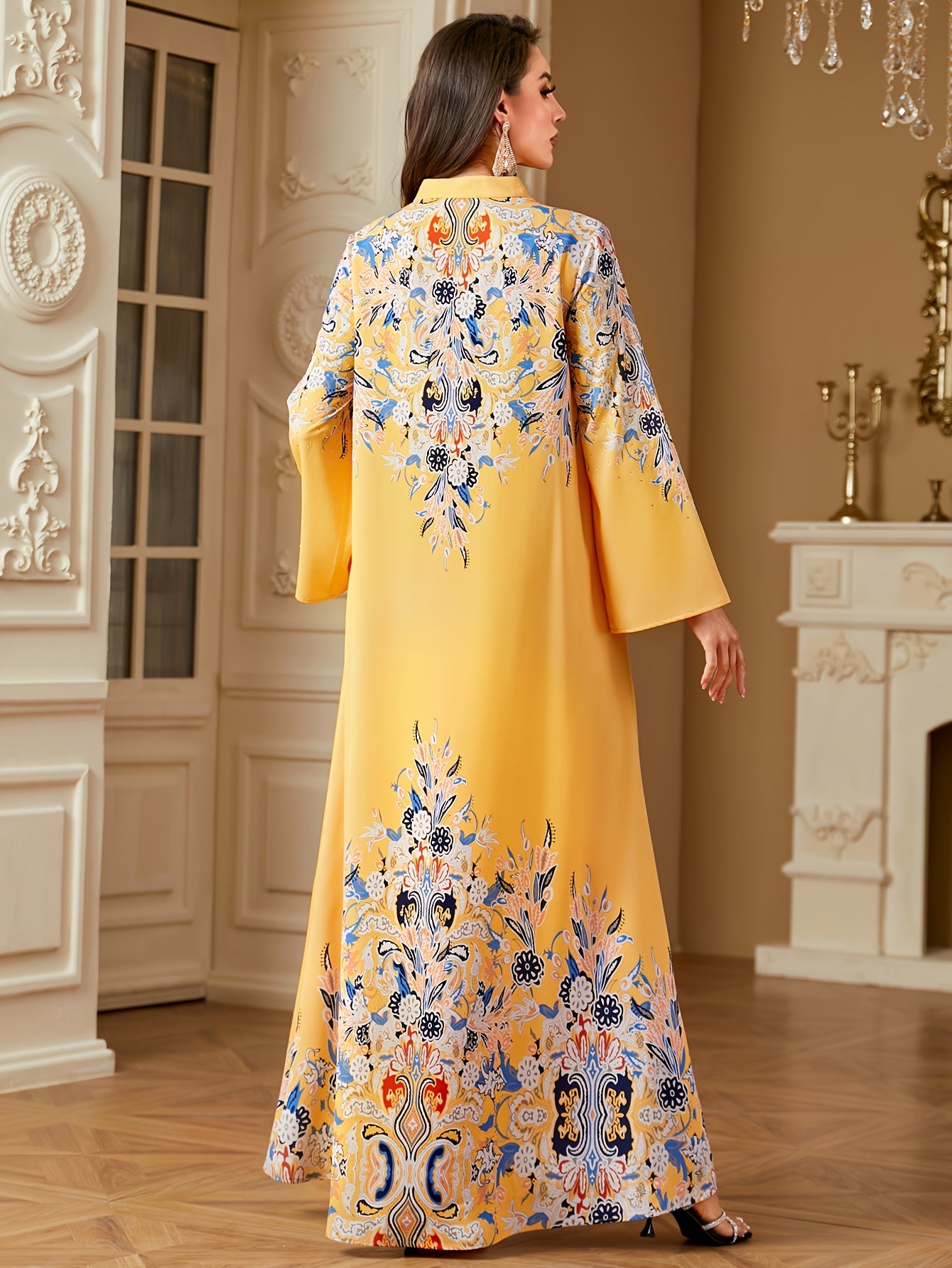 [Pearl A-Line Dress] Cute A-Line Long Sleeve Dress./MH