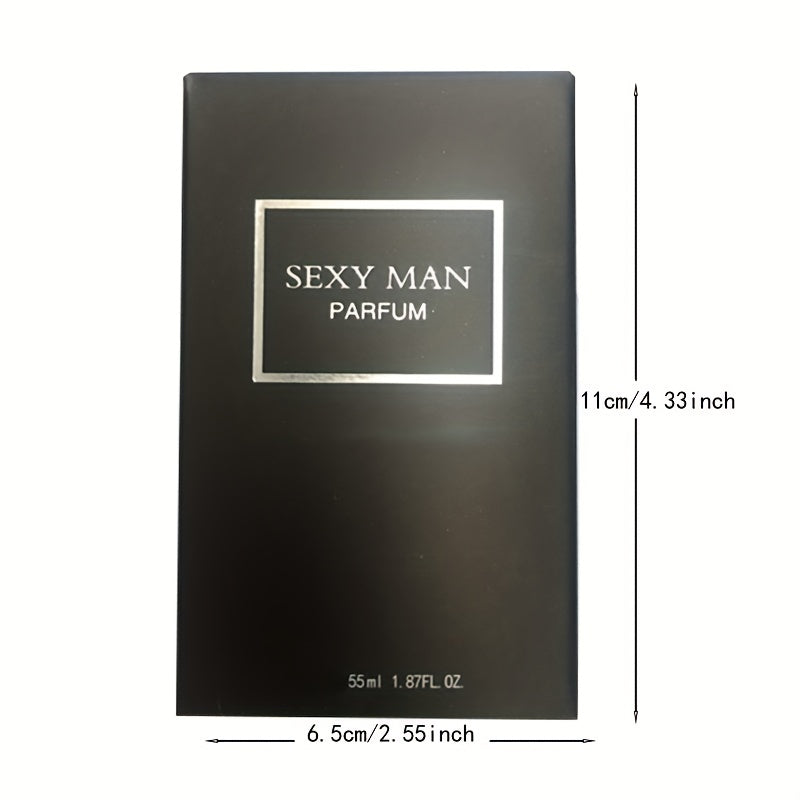 1.78 Oz Temptation Manly Cologne Perfume - Long-Lasting, Woody Aroma, Portable Eau De Parfum Spray for Business, Office, Travel, and Special Occasions - Ideal Birthday and Father's Day Gift for Him