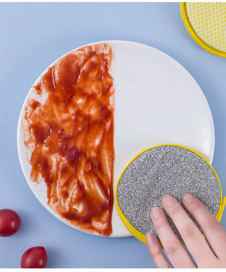 5/10pcs, Double Side Dishwashing Sponge Pan Pot Dish Wash.