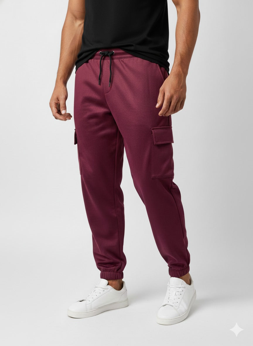 Men's Velvet Cargo Joggers /MH