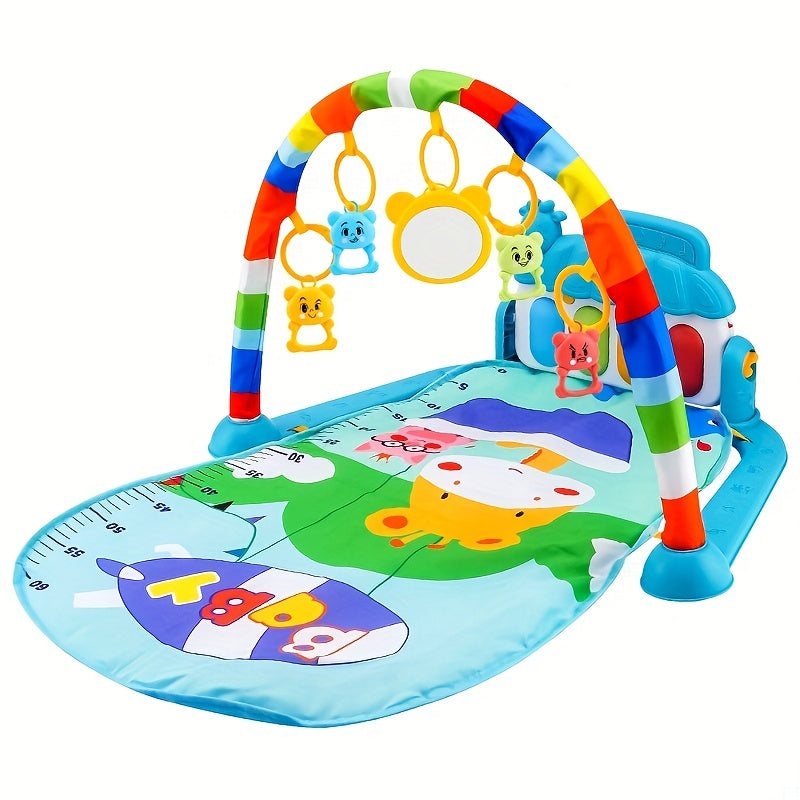 Delight Your Baby with this Fun and Educational Fitness Rack Toy, Piano Play Mat, and Crawling Mat, Halloween, Thanksgiving And Christmas Gift