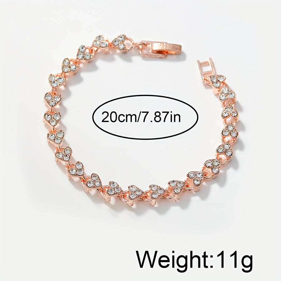 2pcs/set Elegant Butterfly Quartz Watch Luxury Fashion Stainless Steel Band Wrist Watch & Bracelet, Gifts For Women Her