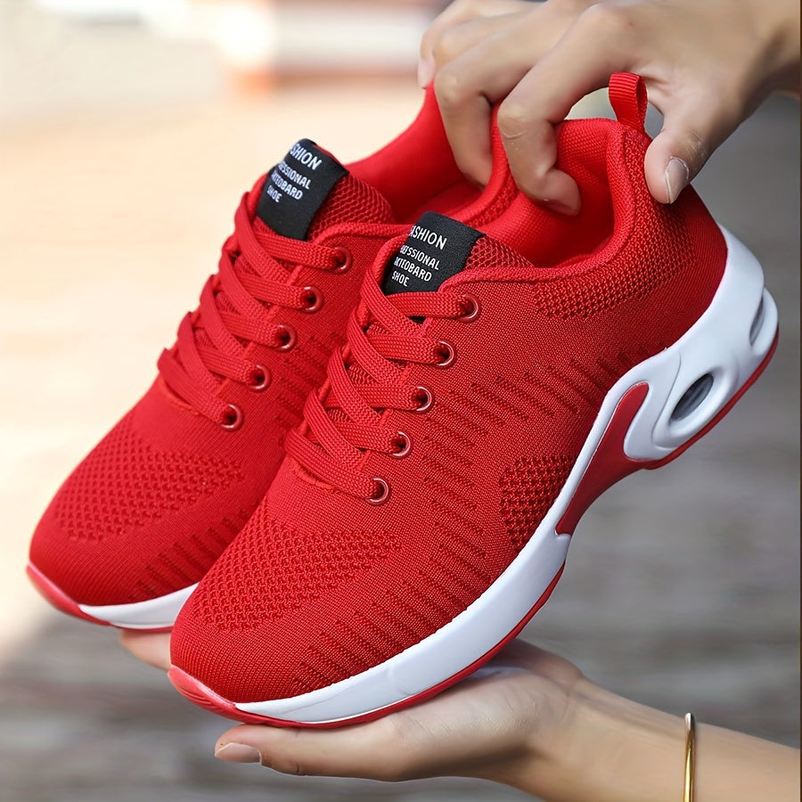 Women'S Breathable Mesh Sneakers with Cushioned Sole -/MH