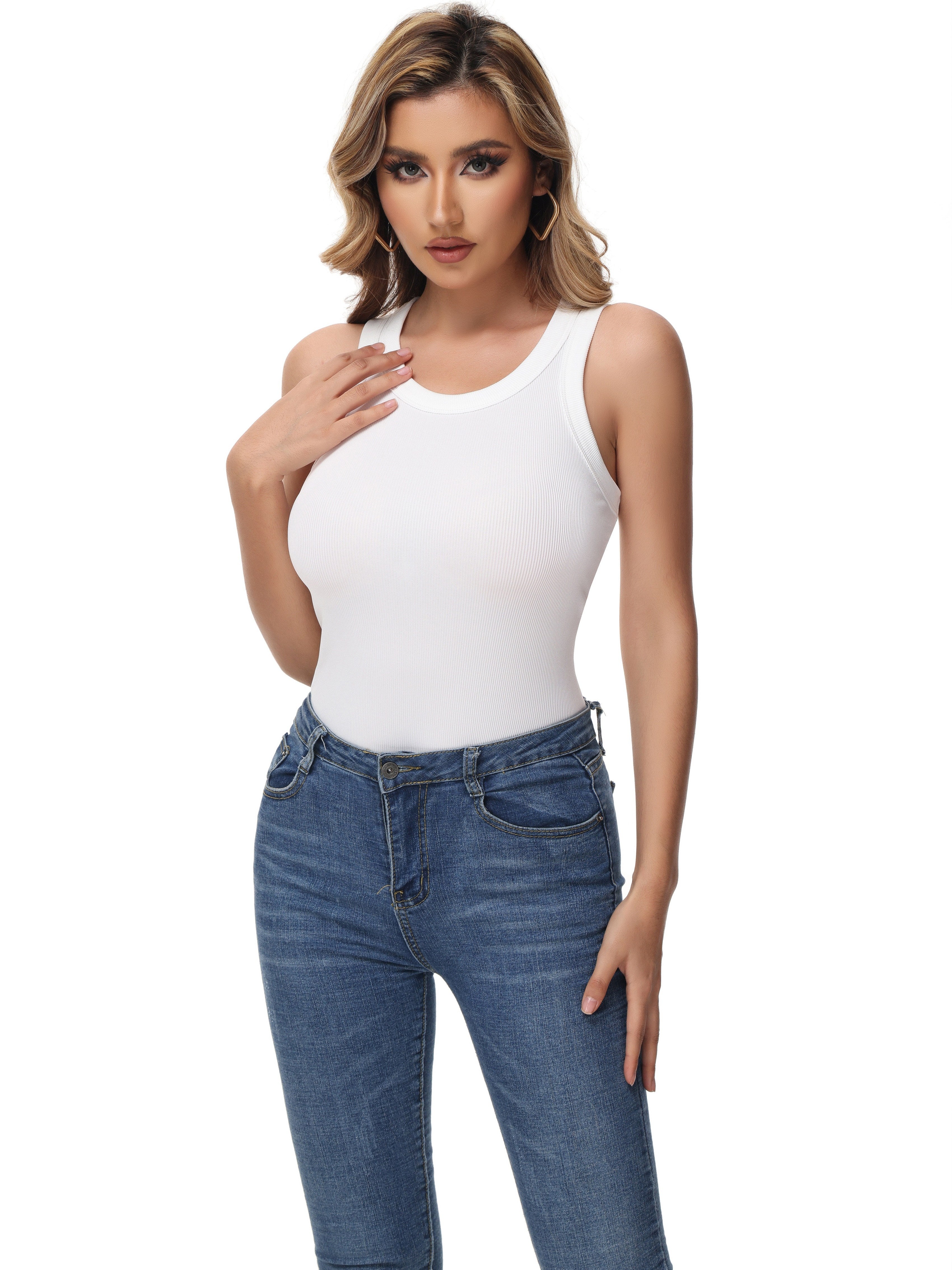 Women Sleeveless Sports Tank Top,