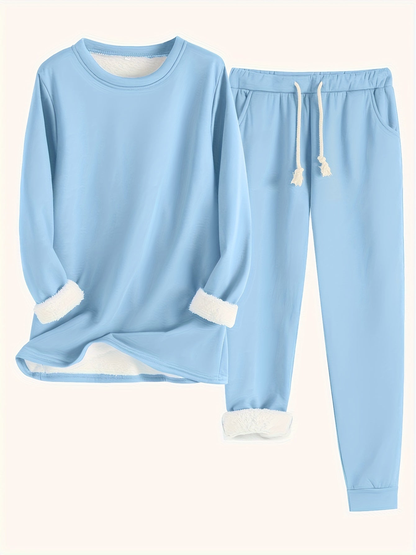 Cozy Fleece-Lined Women's Clothing Set