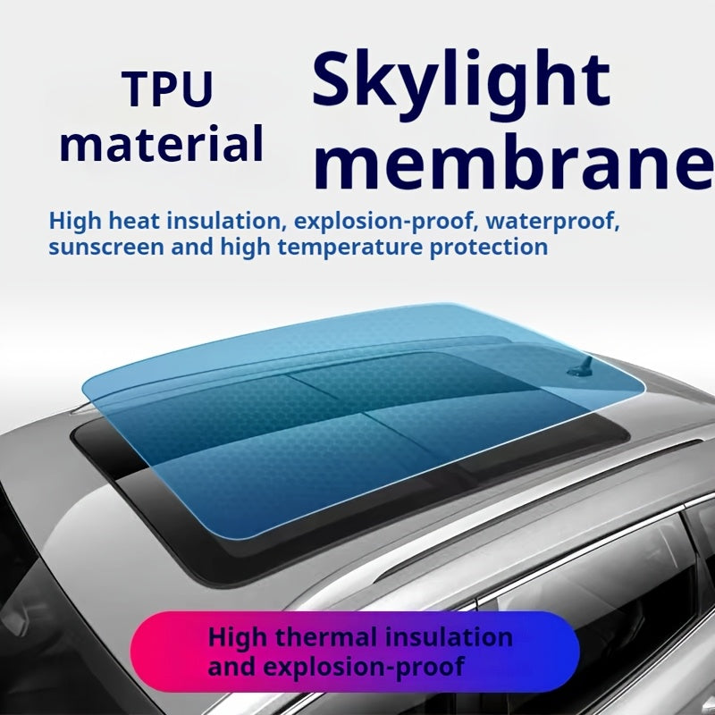1pc TPUPPF High-End Protective Vehicle Sunroof Insulation Shade