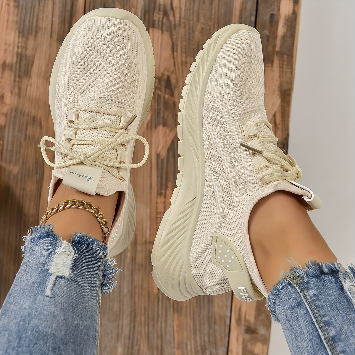 Women's Knitted Sports Shoes,