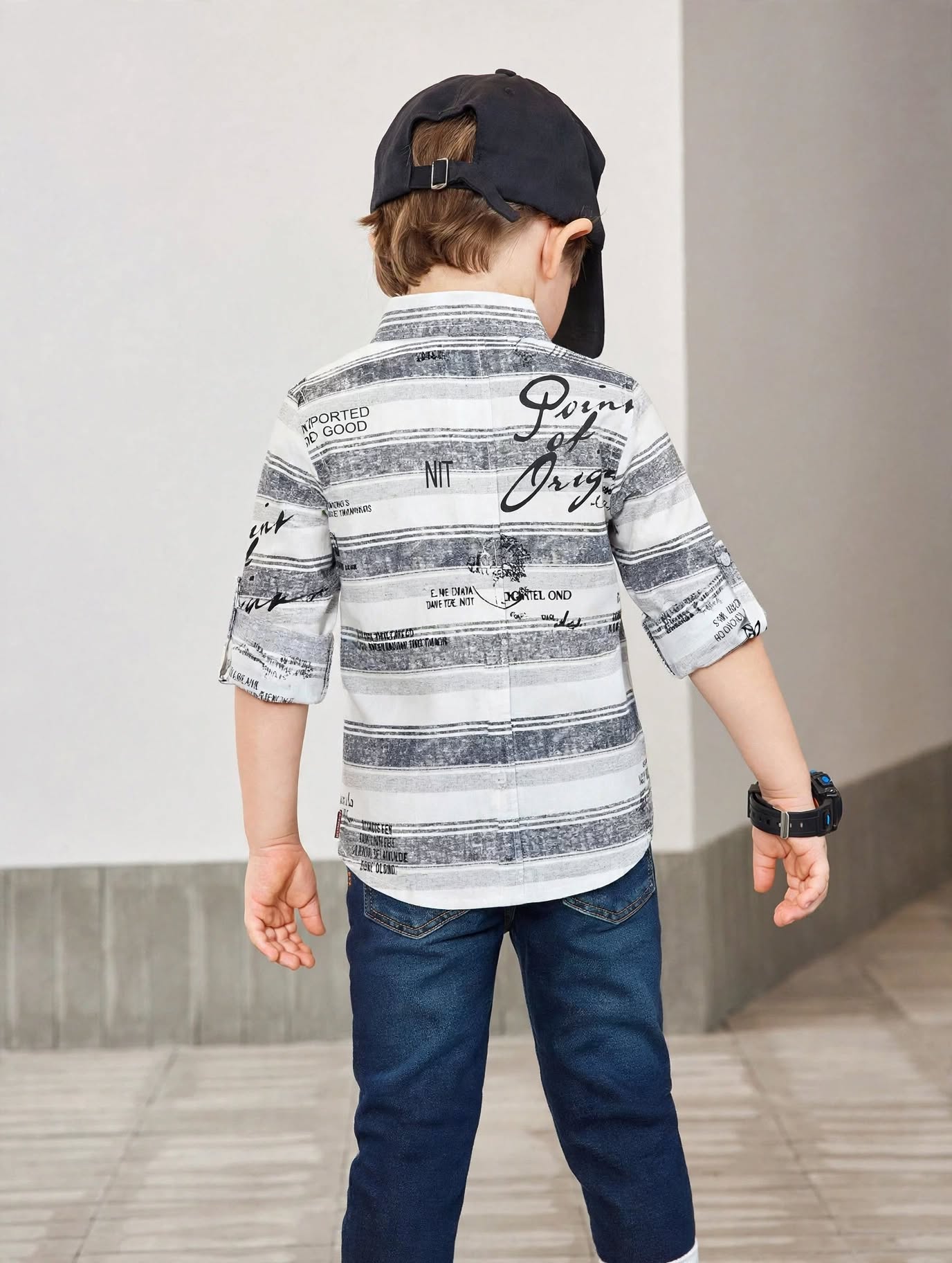 Boys' Slim Fit Distressed Jeans – Comfort Stretch Denim | 3 Colors | Sizes (3-14 Years) | MH