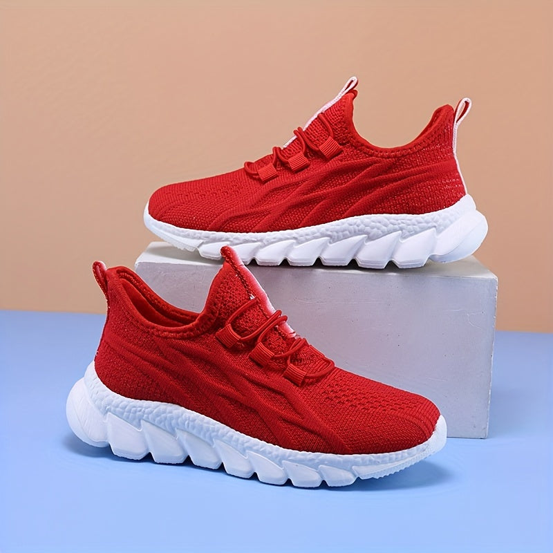 Kids Boys Trendy Breathable Lightweight Shoes Outdoor Comfortable.