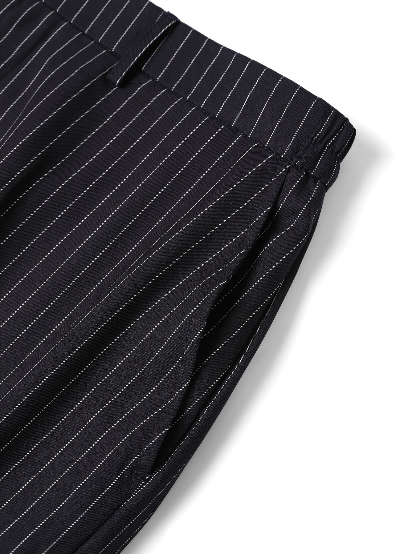 2-Piece Men's Light Business Style Double Breasted Striped Suit Set,