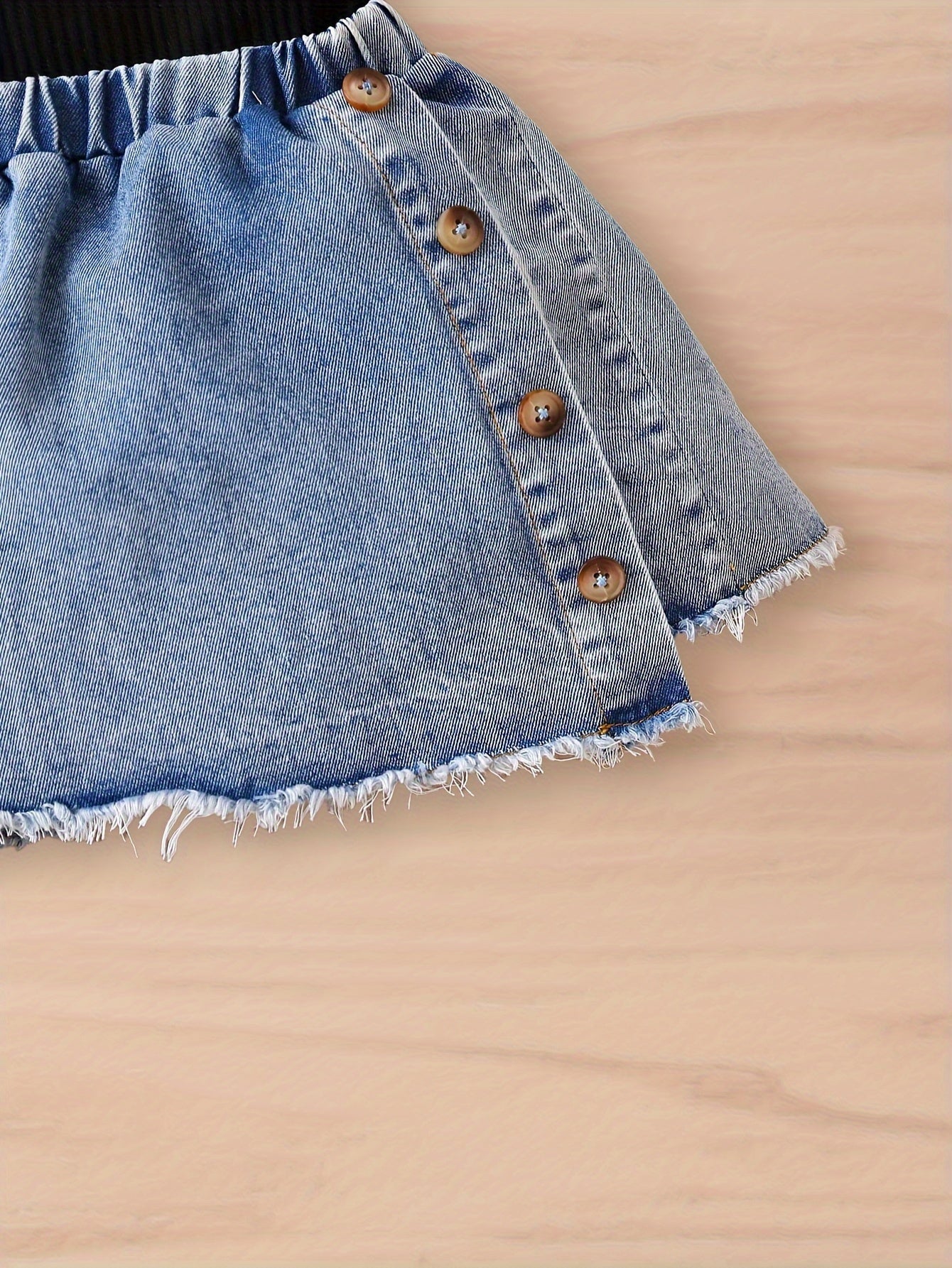 Baby Girls Baby Summer Outing Fashion Elegant Off Shoulder Style Slim Round Neck.