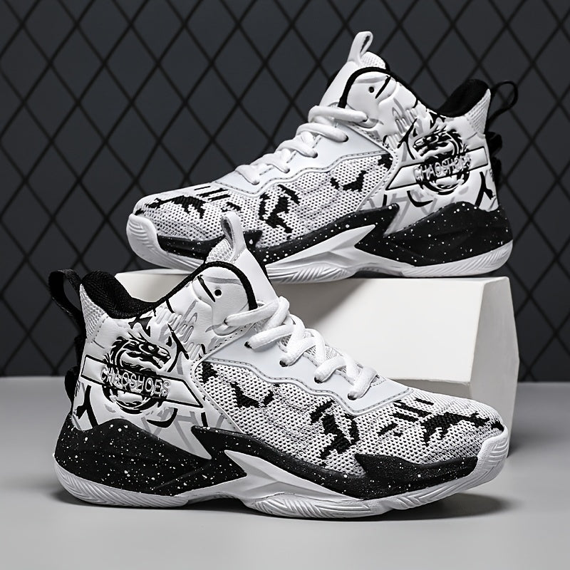 Cool Stylish Woven Basketball Shoes For Boys Kids Teenagers,