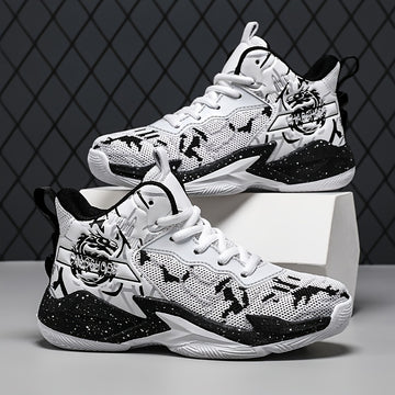 Cool Stylish Woven Basketball Shoes For Boys Kids Teenagers,