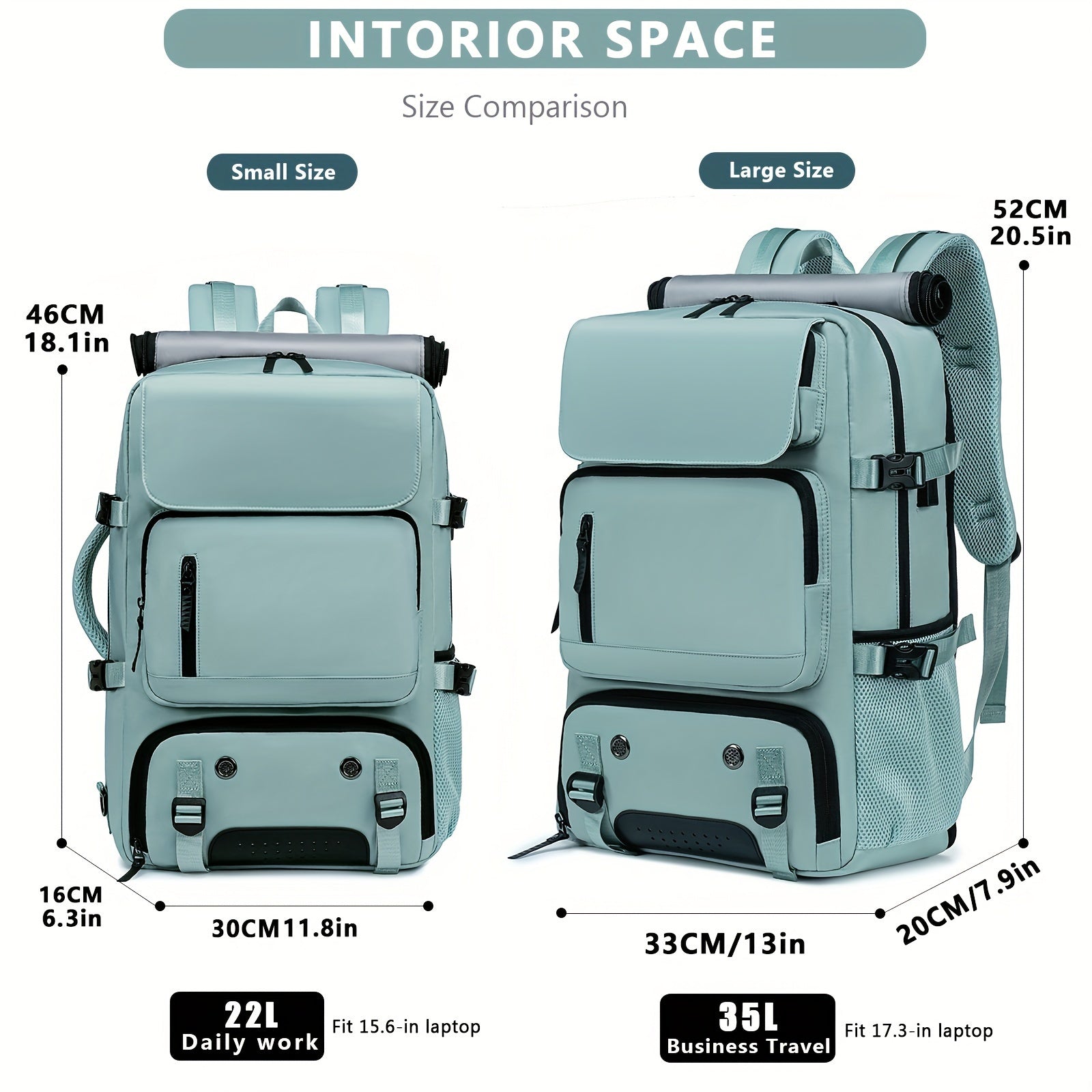 Versatile Large-Capacity Backpack for Men & Women