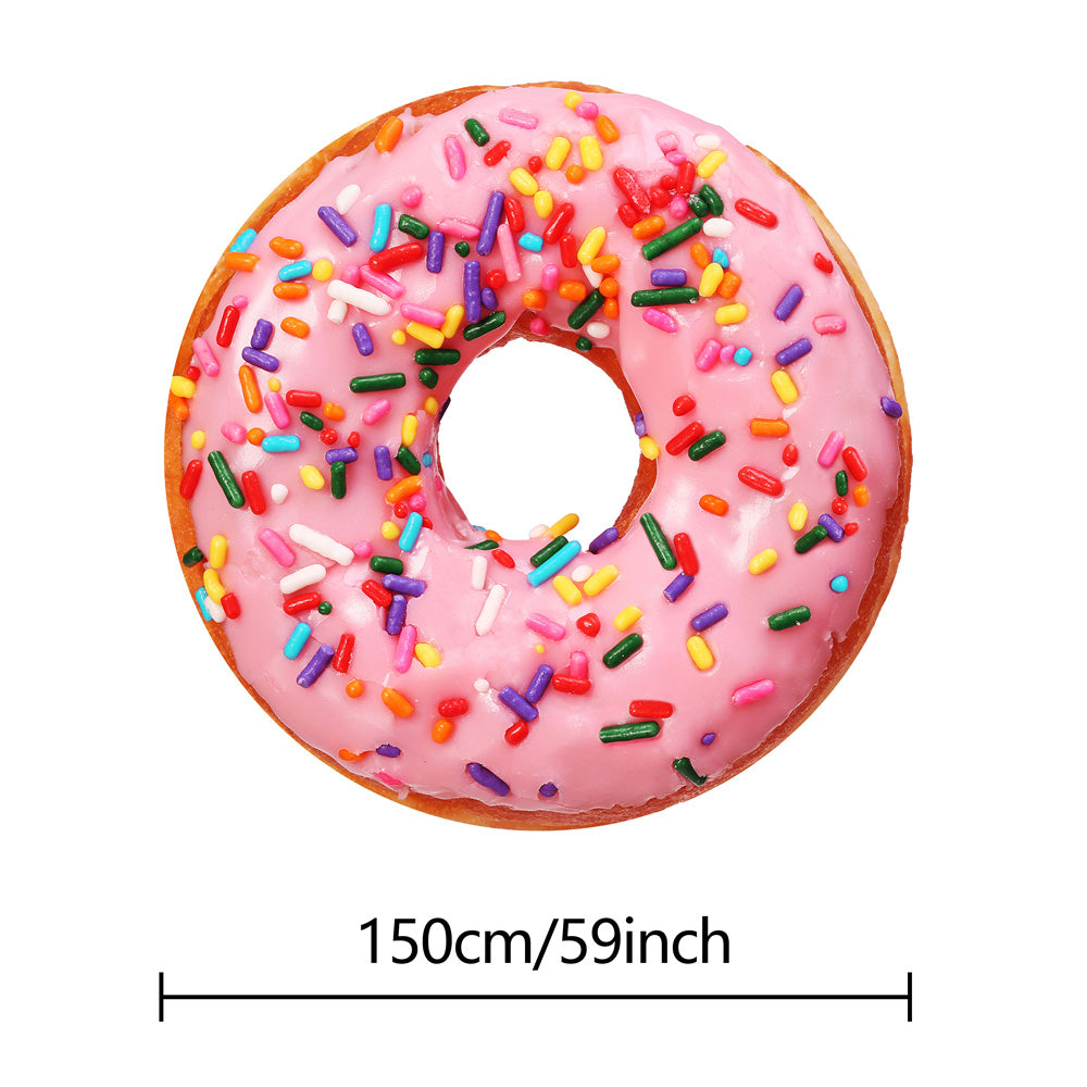 1pc Tortilla Blanket Pepperoni Pizza Blanket Realistic Donut Blanket Food Throw Blanket, Personalized Gift Blanket, Soft And Comfortable Facecloth Round Blanket Cookies Blanket Novelty Realistic Cookies Throw Blanket