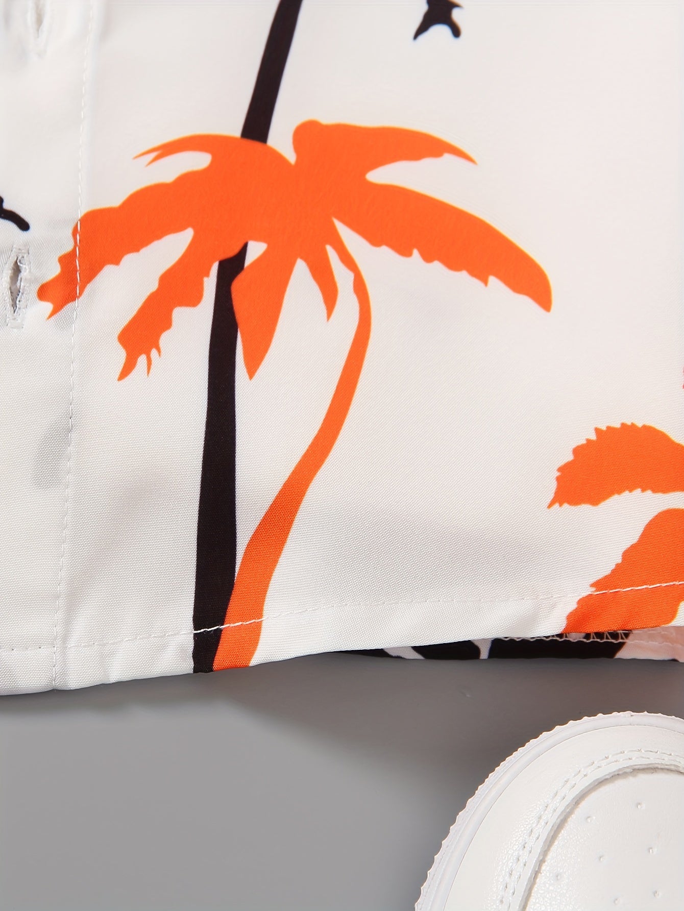 Boy's Hawaiian T-shirt Vacation Kids Round Neck .