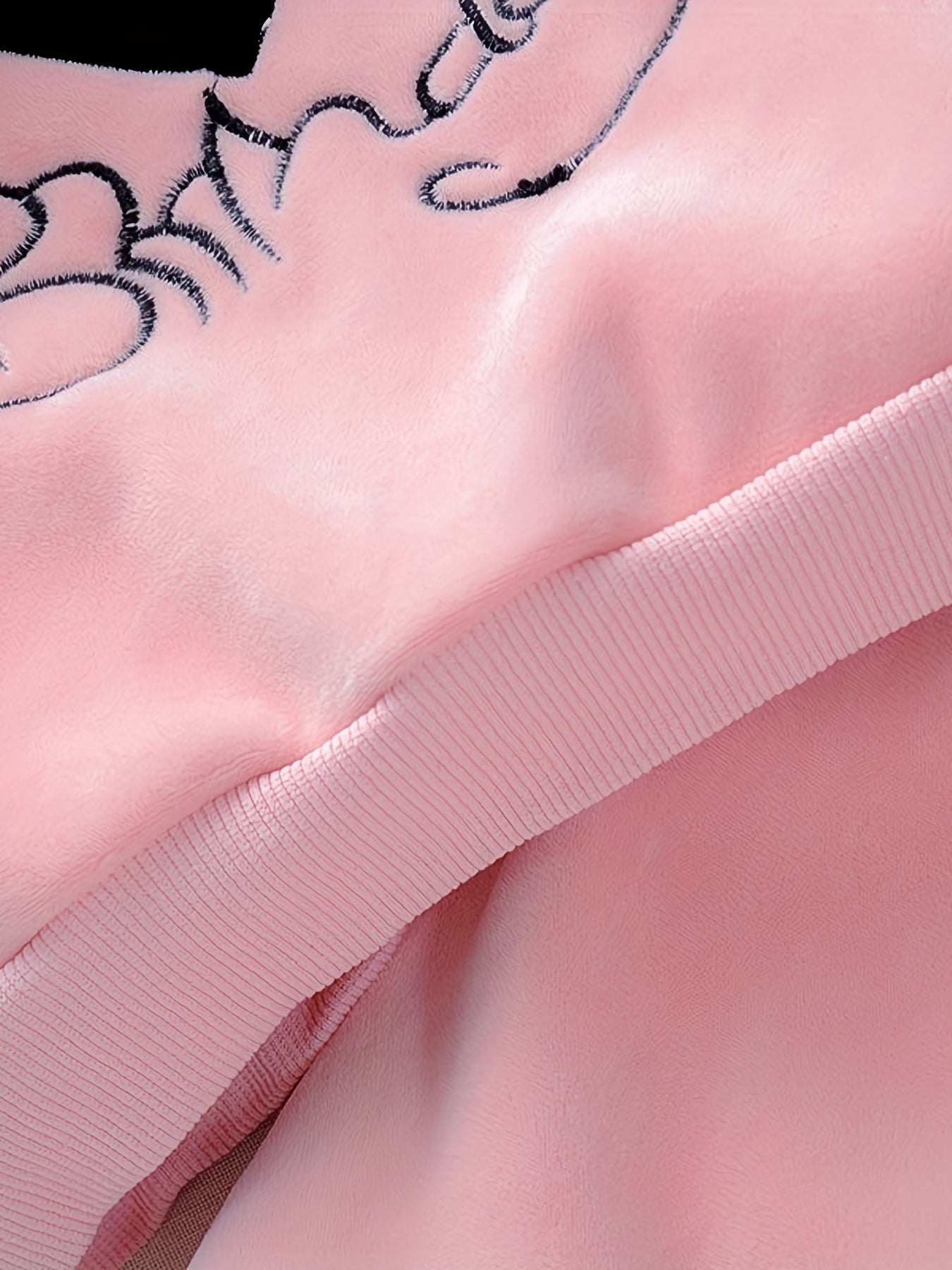 2pcs Adorable Baby Girls' Heart-Themed Long-Sleeved Hoodie .