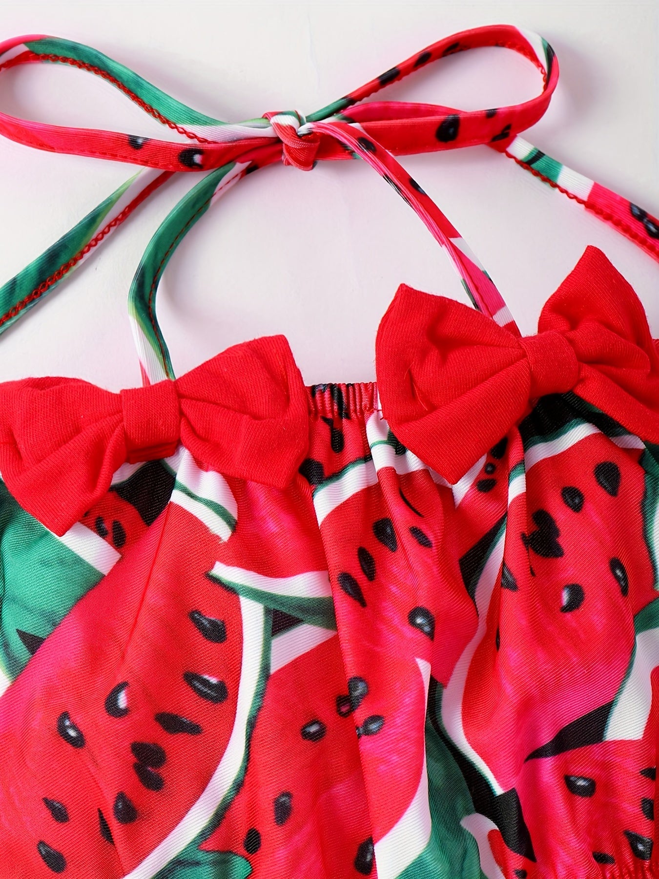 3pcs Baby Girls Bikini Tankini Swimsuit Sunflower Graphic Bow .