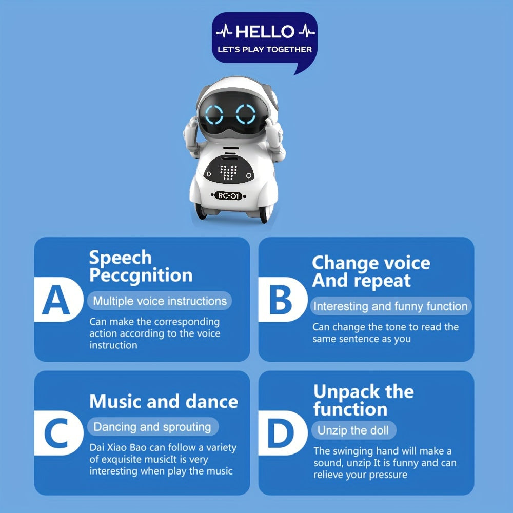 Interactive Mini RC Robot Toys: Talking, Singing, Dancing & Storytelling .