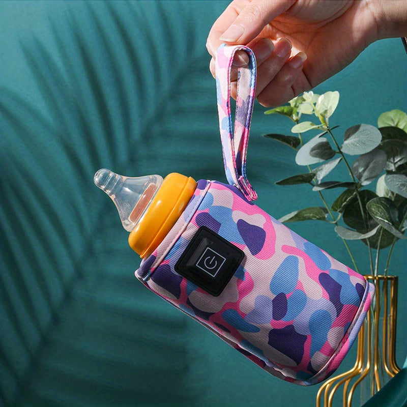 USB Charger Bottle Warmer, Travel Camping Outdoor Milk Formula Bottle Warmer, Home Car Electric Portable Stroller Insulated Bag, Nursing Bottle Heater, Bottle Feeding Warmer Sleeve Easter Gift
