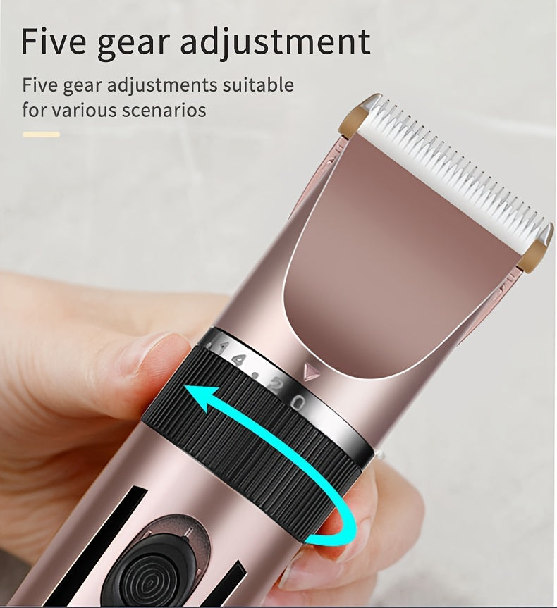 Electric Clipper Men's Razor Beard Body Hair Trimmer Classic Electric Clipper Personal Care Set With Limit Comb Grooming Kit For Gift Father's Day Gift Father's Day Gift