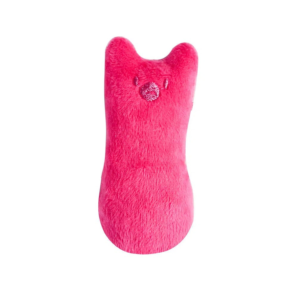 1pc Cat Design Cat Teaser Toy Containing Squeaky Plush Pillow.
