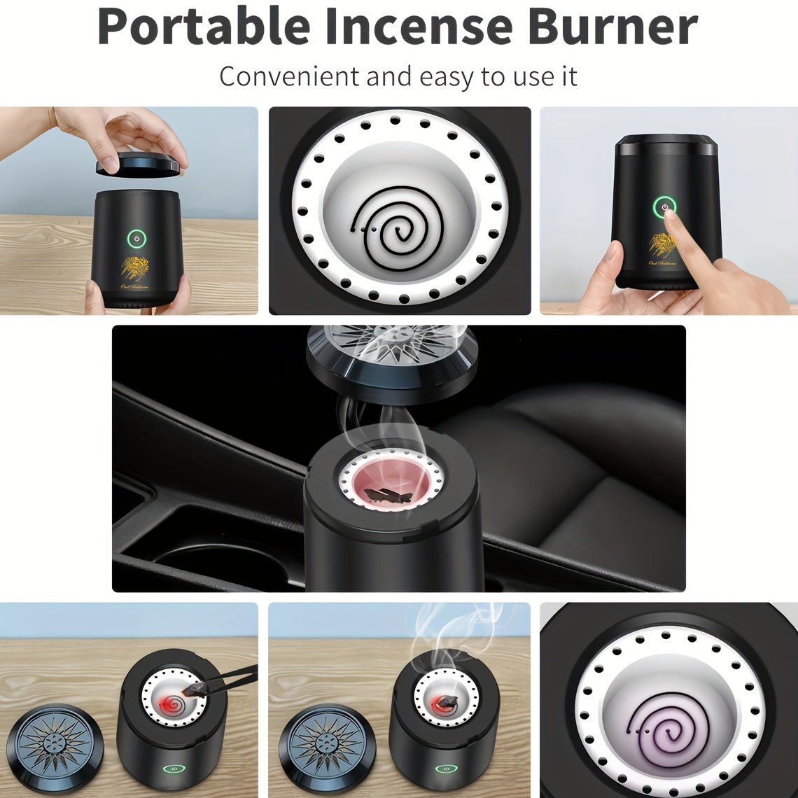 Fragrance Diffuser Portable Essential Oil Fragrance For Vehicle And Home Use