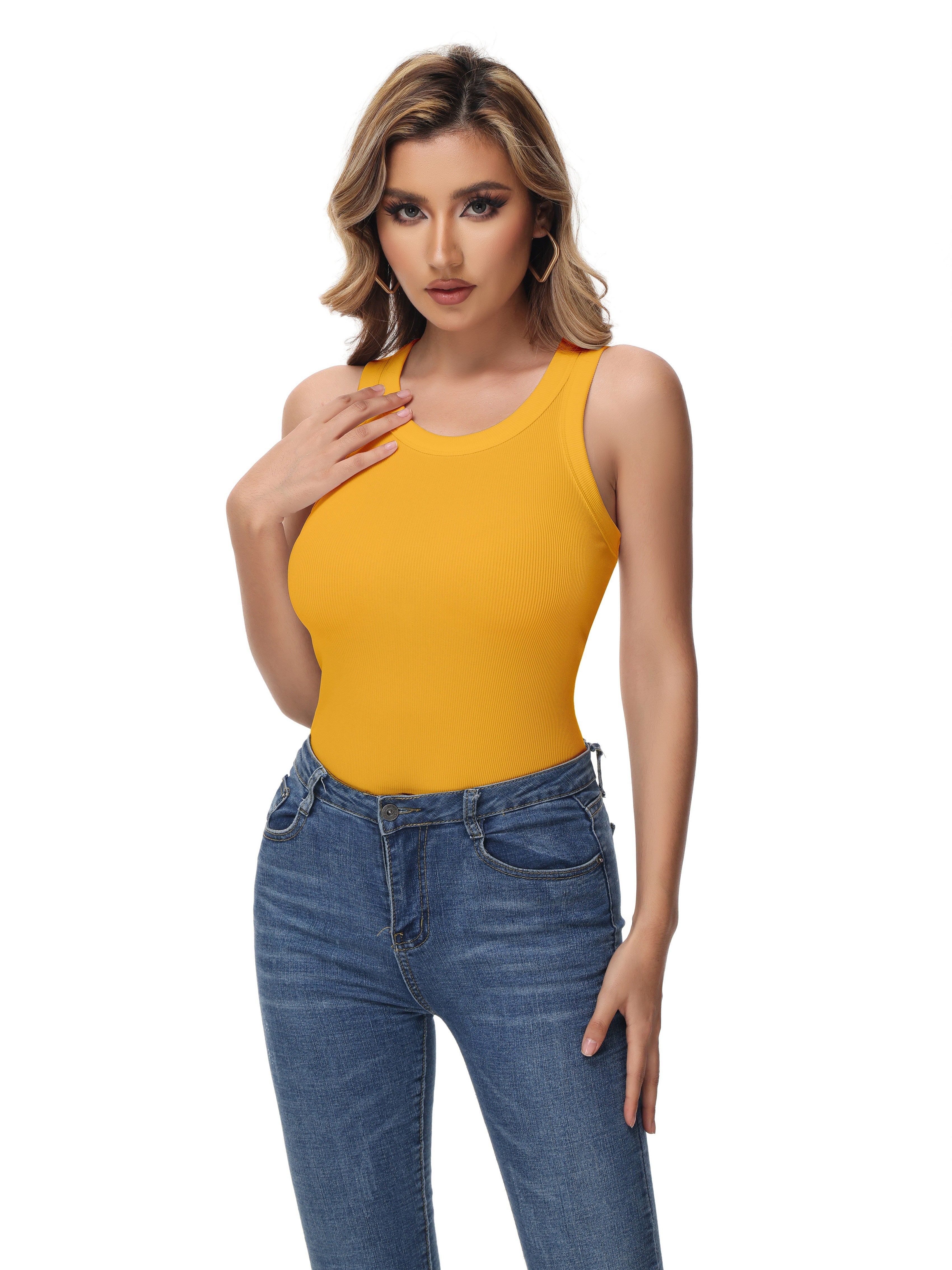 Women Sleeveless Sports Tank Top,