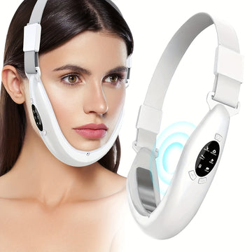 [Rechargeable Face Lift] Rechargeable V Line Face Lift Massager | USB Facial Shaping Device - White, Gift for friend Gift for Mom On Mother's Day