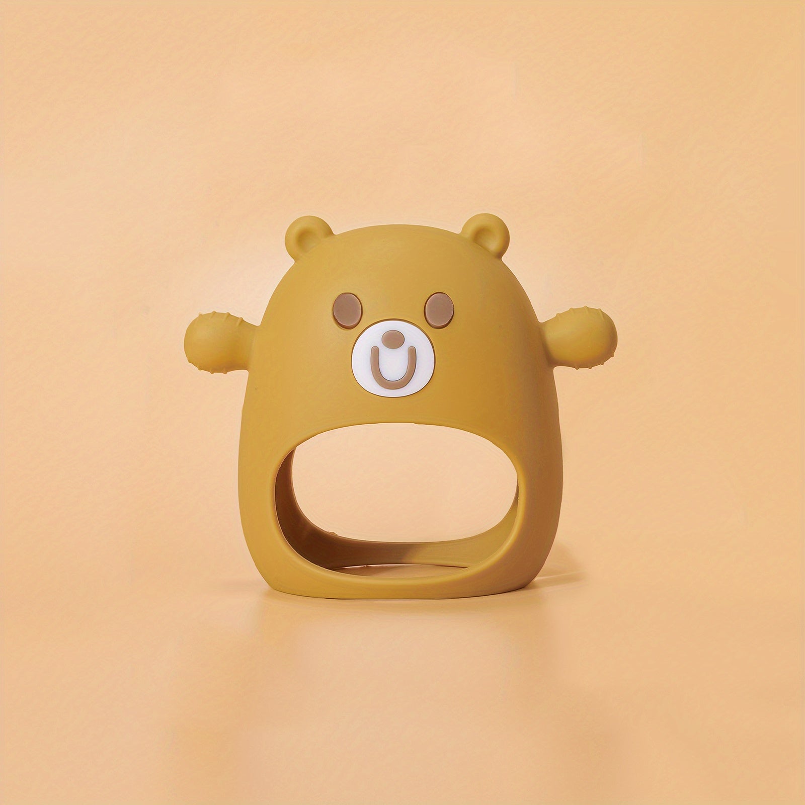 The Perfect Teething Toy For Babies 6M+ - TYRY.HU Silicone Anti-Drop Teether Pacifier With Soft Hands For Sucking & Breastfeeding, Christmas, Halloween, Thanksgiving Day Gift