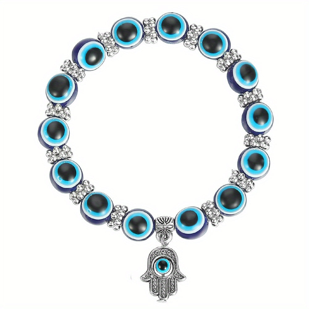 Lucky Evil's Eye Charm Beads Bracelet Protection Jewelry Good Luck Gift