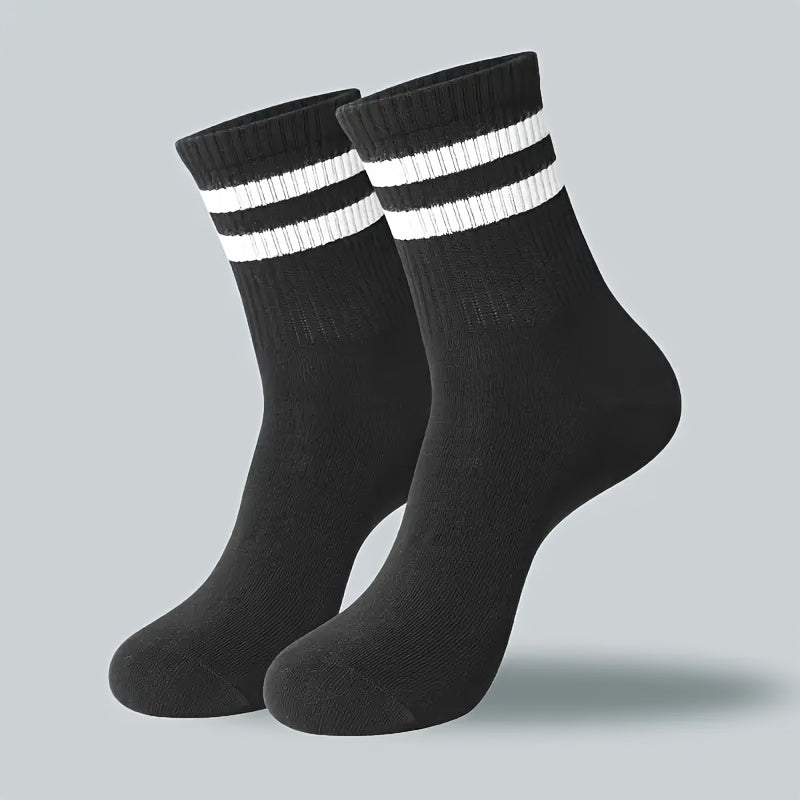 10/20 Dual-Striped Long Socks for Men And Women -/MH
