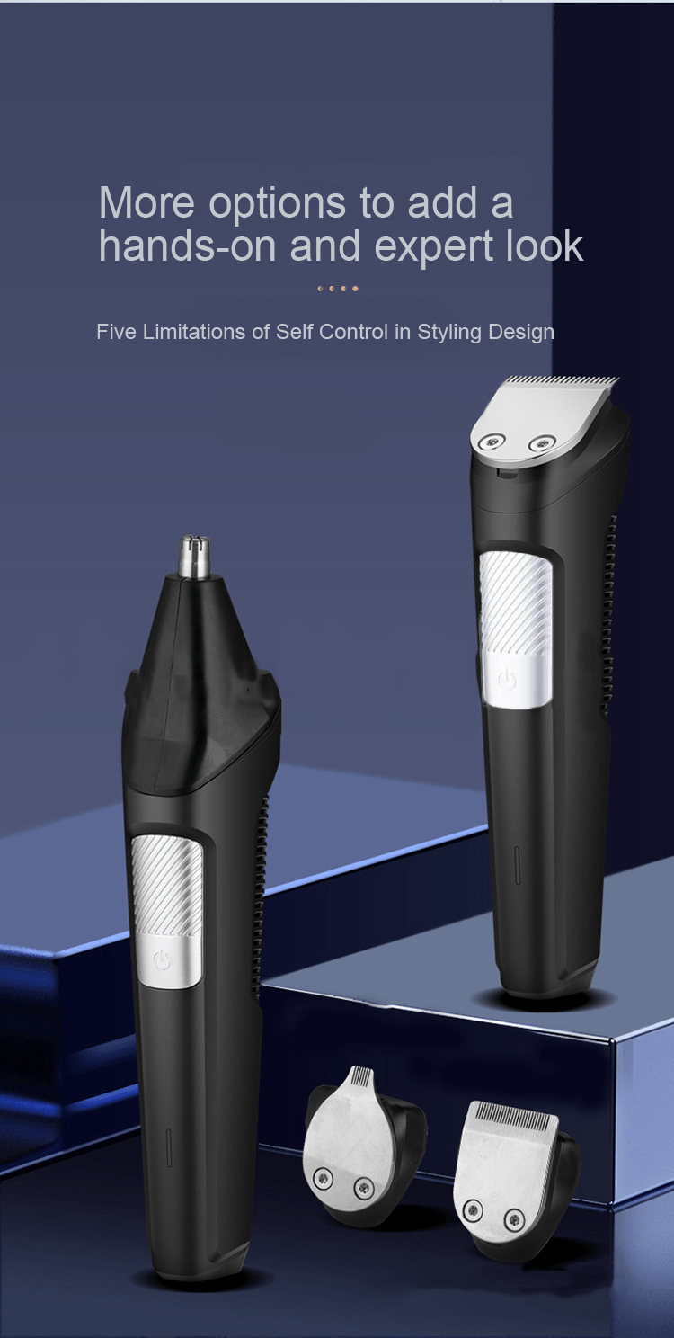 Beard Trimmer Hair Clipper For Men, Multigroomer All-in-One Trimmer, 10 Piece Mens Grooming Kit, For Beard, Face, Nose, And Ear Hair Trimmer And Hair Clipper, NO Blade Oil Needed Father's Day Gift