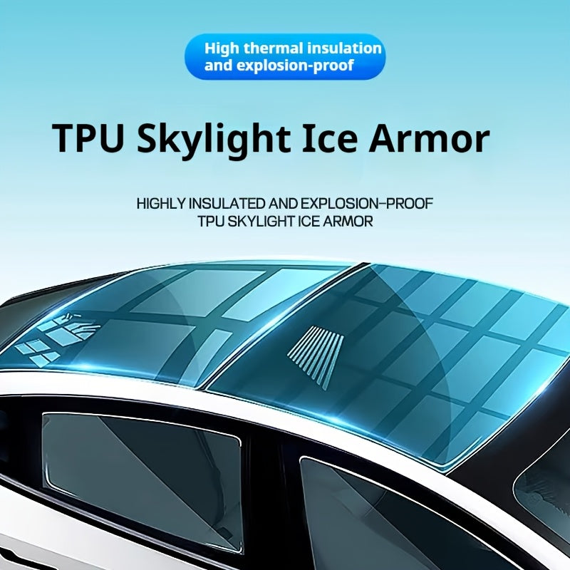 1pc TPUPPF High-End Protective Vehicle Sunroof Insulation Shade