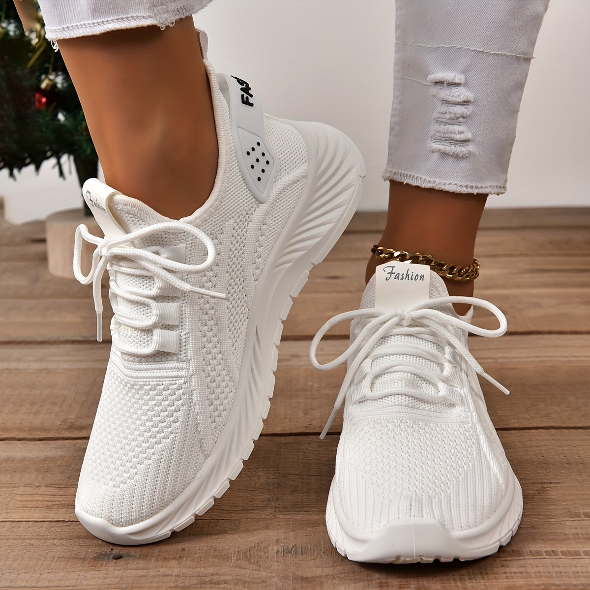 Women's Knitted Sports Shoes,