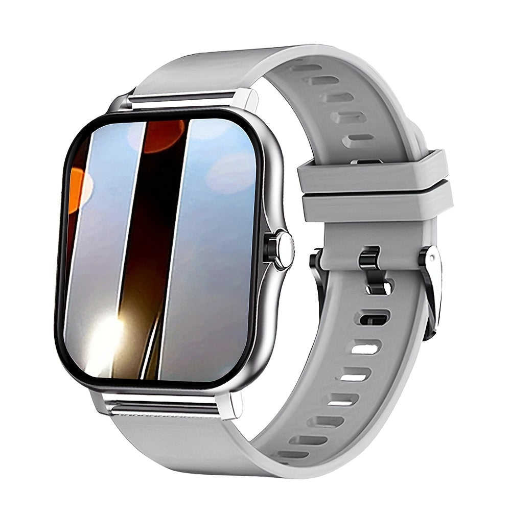 NEW Smart Watch 4.65cmInch With Wireless Calling/Receiving Multiple Sports Modes Sedentary Reminder Weather Forecast Message Notification Borderlessslim Design Multi-SportMode For Android & For IPhone For Men&Women AS A Gift