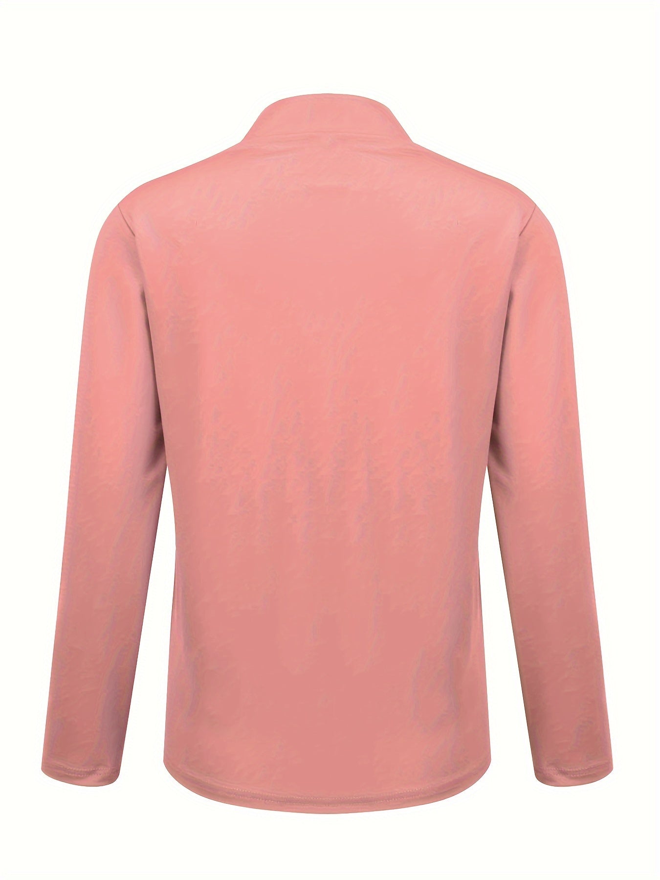 Button Decor Open Front Blazer, Casual Long Sleeve.