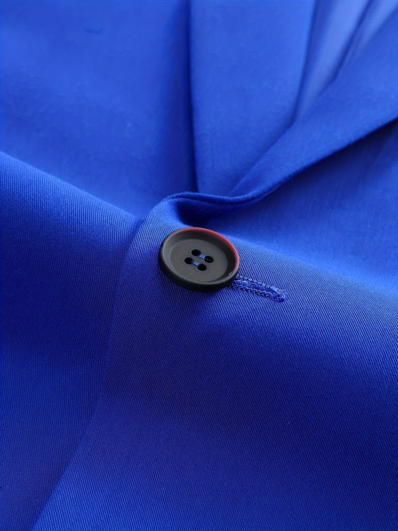 3-Piece Men's Solid Color Suit Set, Blazer Jacket + Vest + Pants,