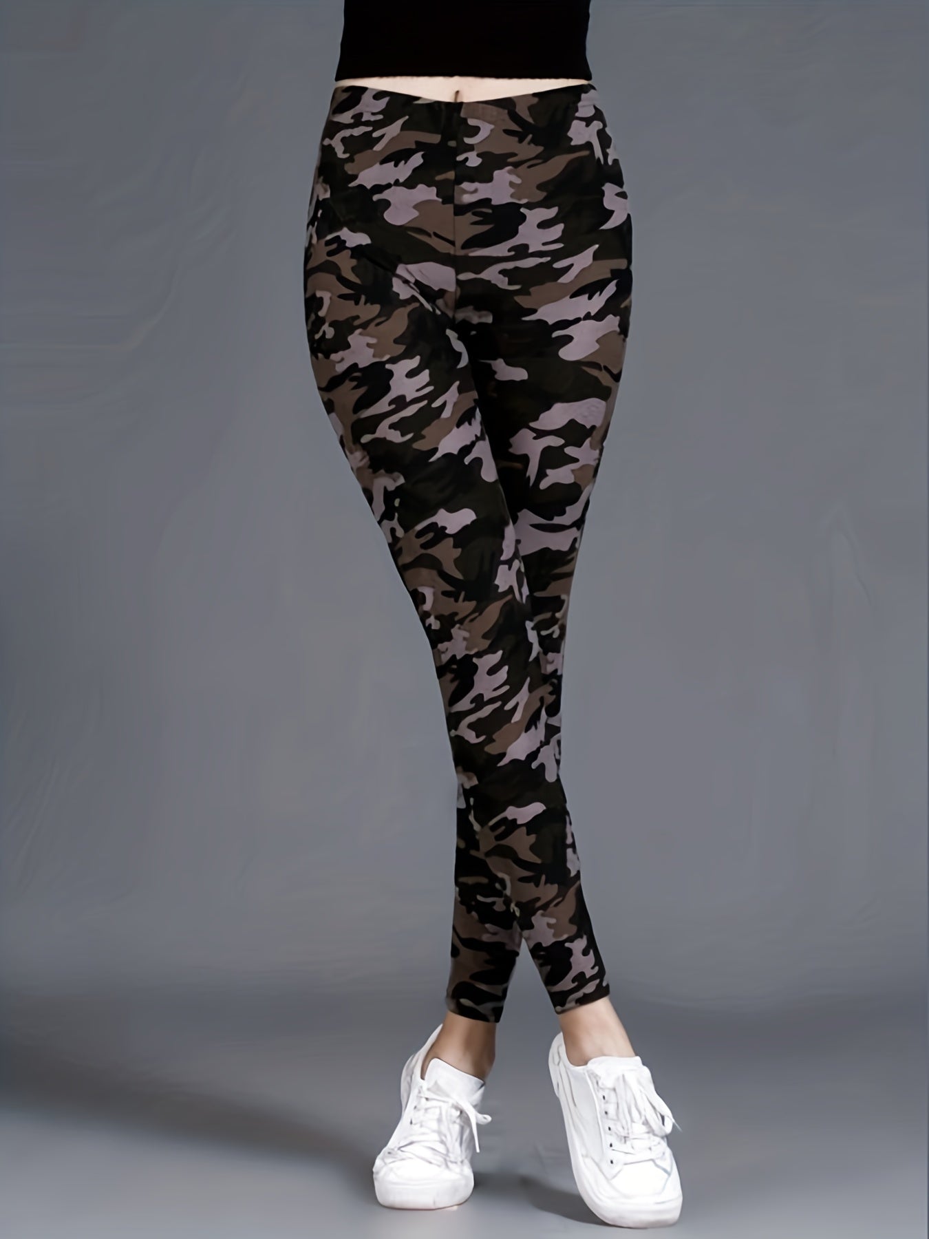 Women's Leggings Floral Printed Pants Casual High Waist Sweatpants Leggings.