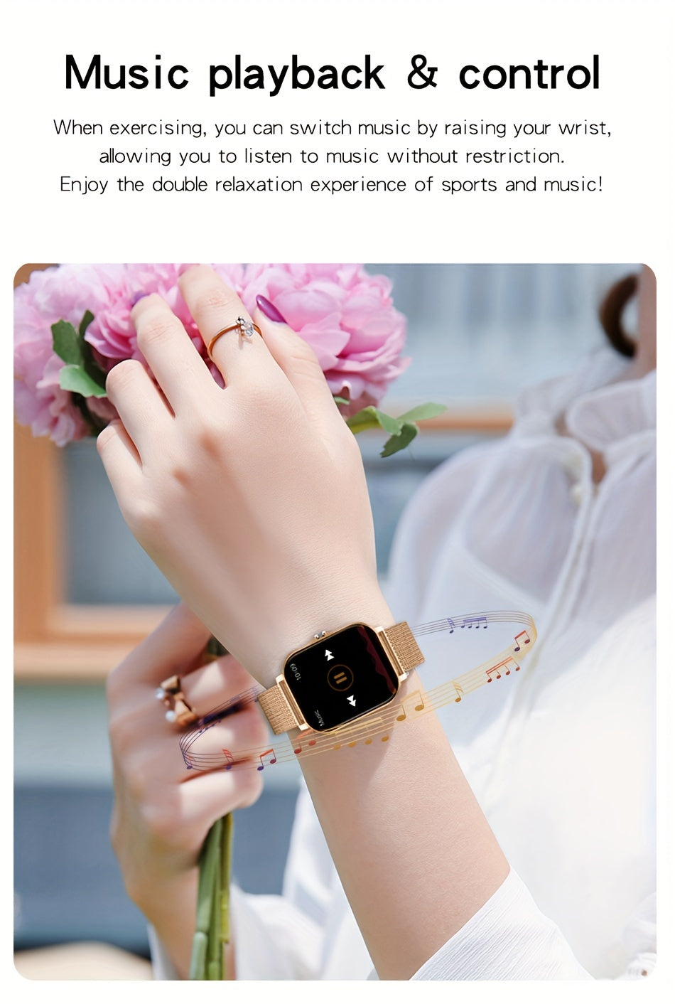 NEW Smart Watch 4.65cmInch With Wireless Calling/Receiving Multiple Sports Modes Sedentary Reminder Weather Forecast Message Notification Borderlessslim Design Multi-SportMode For Android & For IPhone For Men&Women AS A Gift