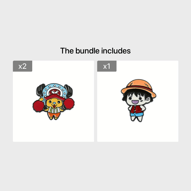 1pc Creative Cartoon Figure DIY Metal Pin Badge for Clothes, Backpack, Hat - Perfect Holiday Party Gift for Teens