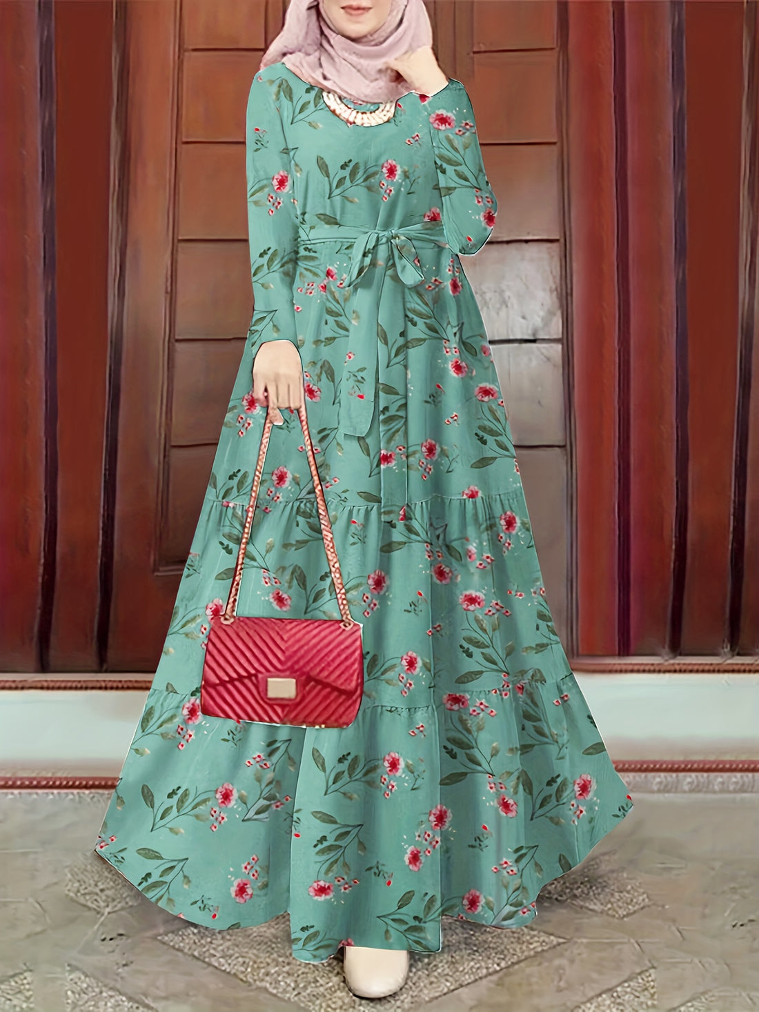 2023 New Women's Elegant Middle Eastern Abaya -/MH