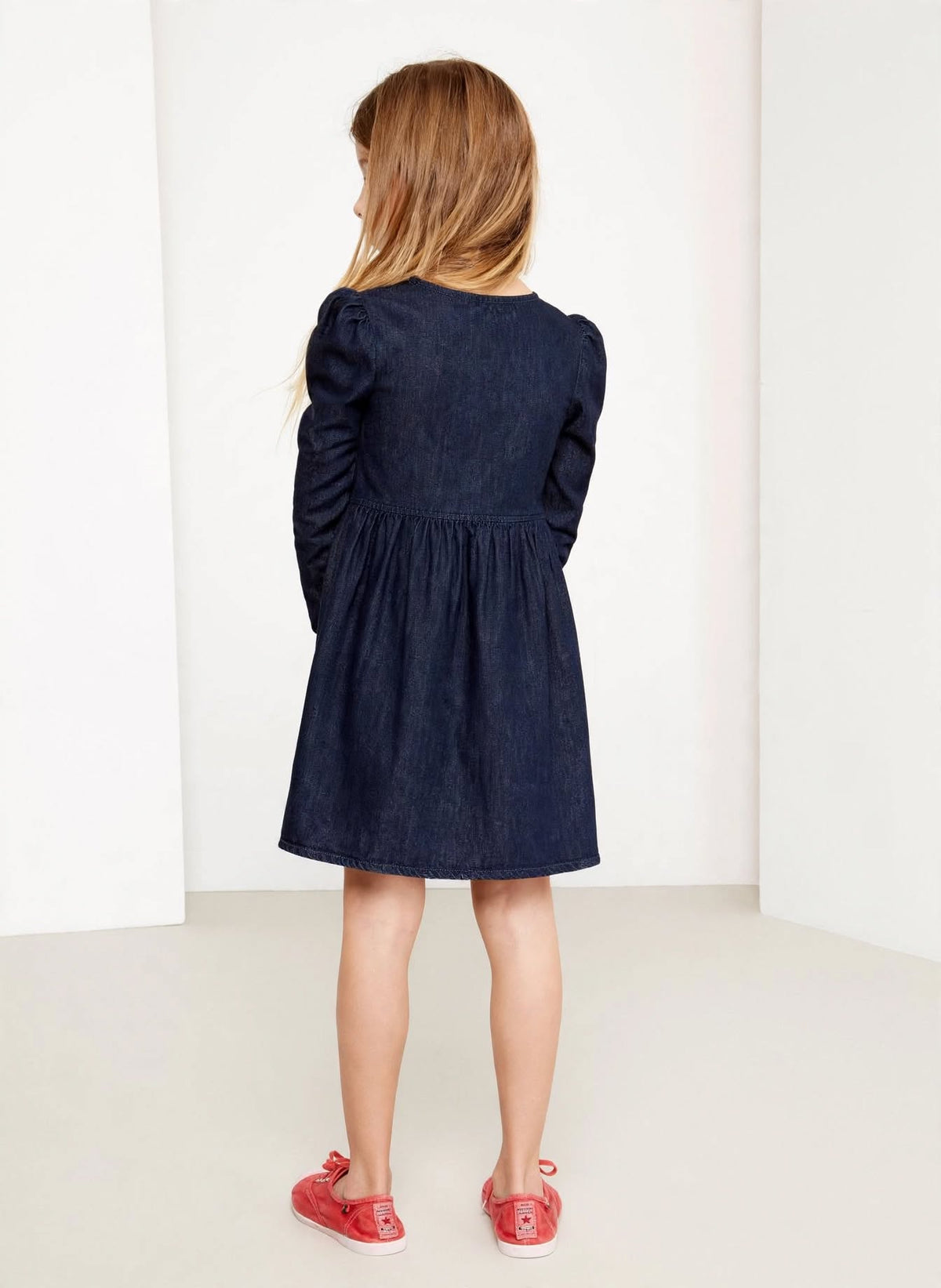 Indigo Charm Girls Denim Fashion Tunic,Sizes(2-12Years) | MH
