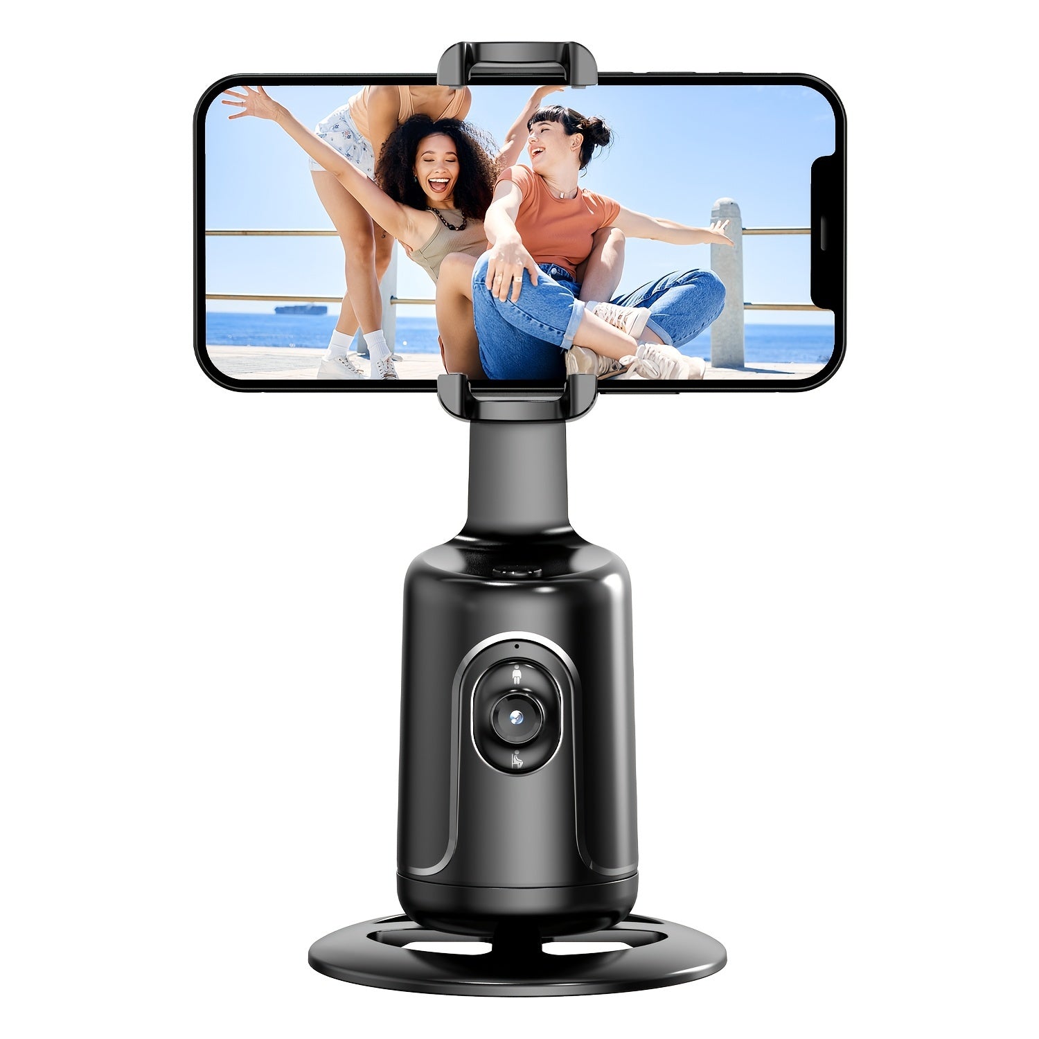 Auto Face Tracking Tripod, No App Required, 360° Rotation .