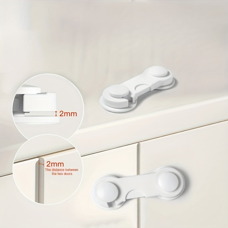 5pcs High Quality Adjustable Baby Child Safety Drawer Locks, Christmas, Halloween, Thanksgiving Day Gift