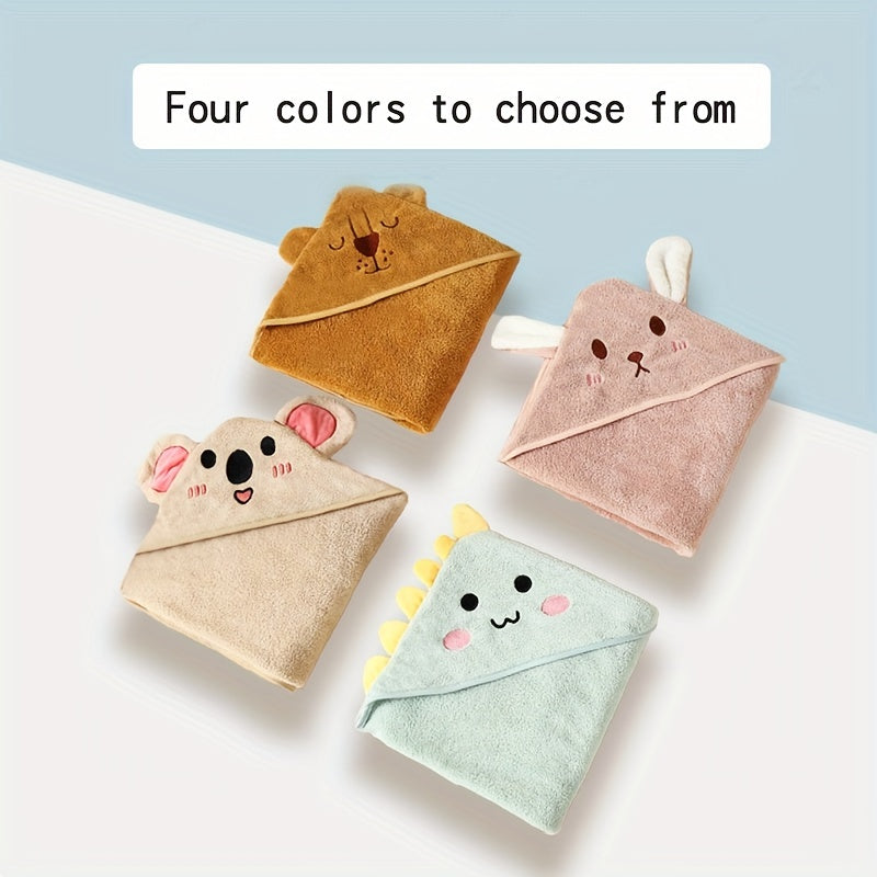 Baby Bathrobe, Baby Bath Towel, Absorbent Microfiber Cartoon Bath Towel, Christmas/Halloween/Thanksgiving Day Gift