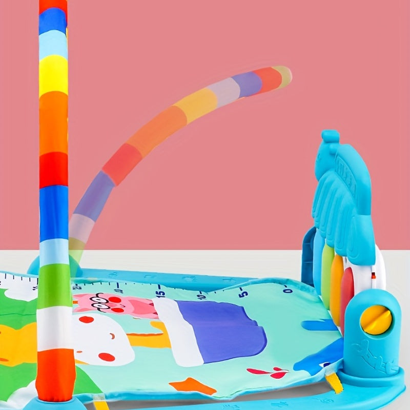 Delight Your Baby with this Fun and Educational Fitness Rack Toy, Piano Play Mat, and Crawling Mat, Halloween, Thanksgiving And Christmas Gift
